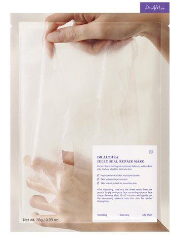 Відновлювальна тканинна маска з гіалуроновою кислотою Dr. Althea Jelly Seal Repair Mask 28 г 8954585 фото